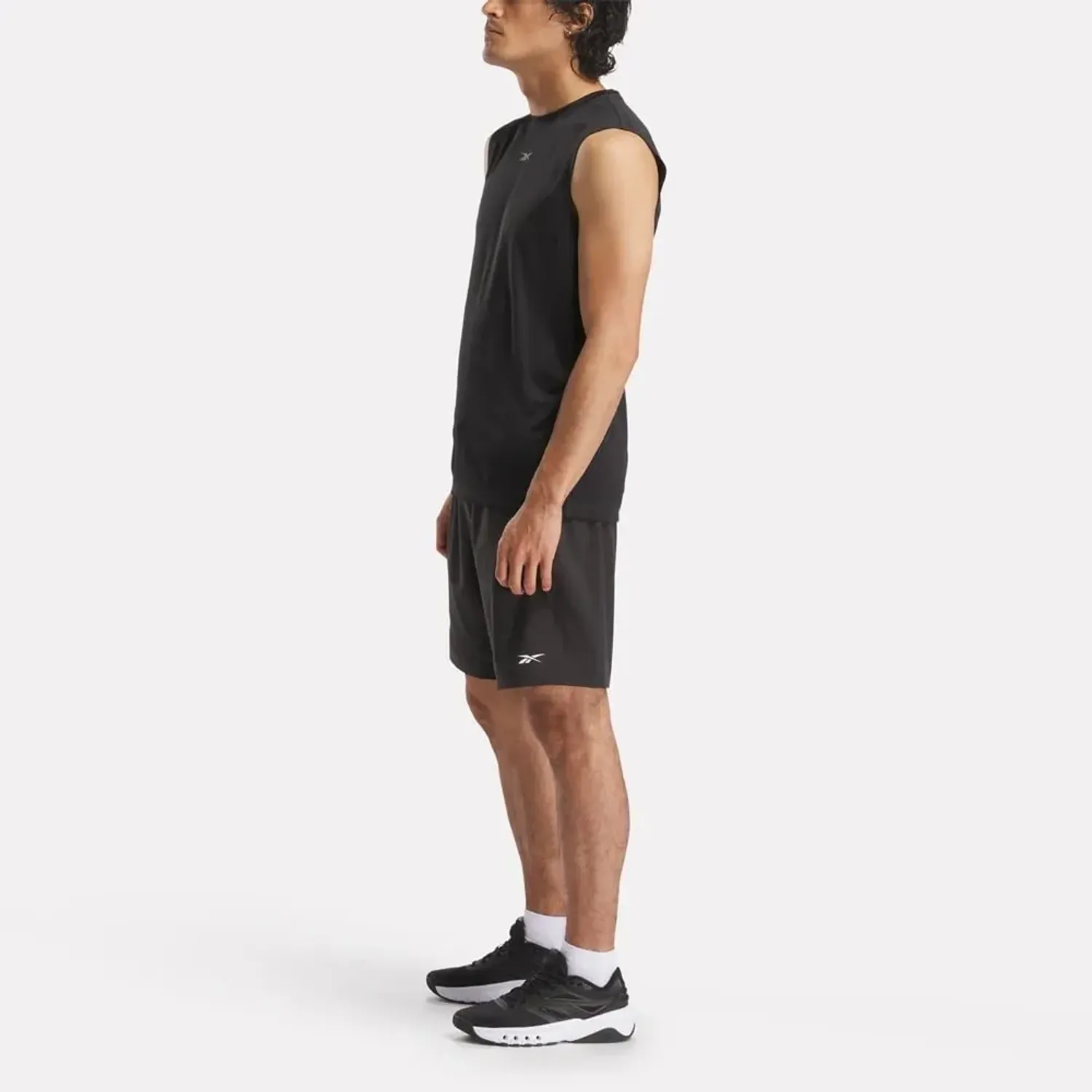 Polo Reebok Training Hombre Id Train Slvls Tech color negro | Platanitos