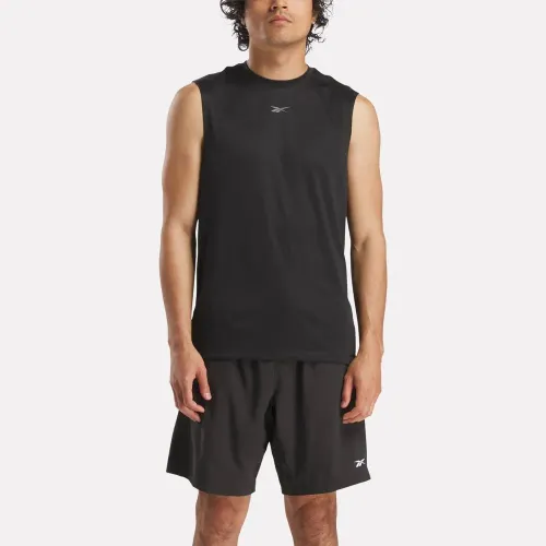 Polo Reebok Training Hombre Id Train Slvls Tech color negro | Platanitos