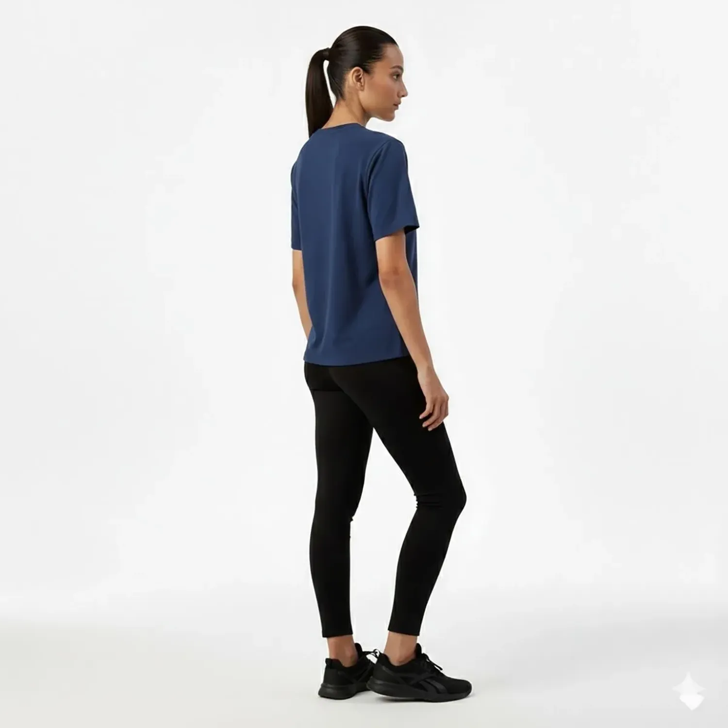 Polo Reebok Deportiva Mujer W Mid Chest Logo color azul | Platanitos