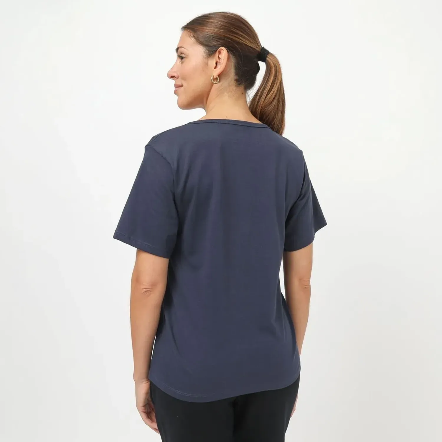 Polo Reebok Deportiva Mujer W Mid Chest Logo color azul | Platanitos
