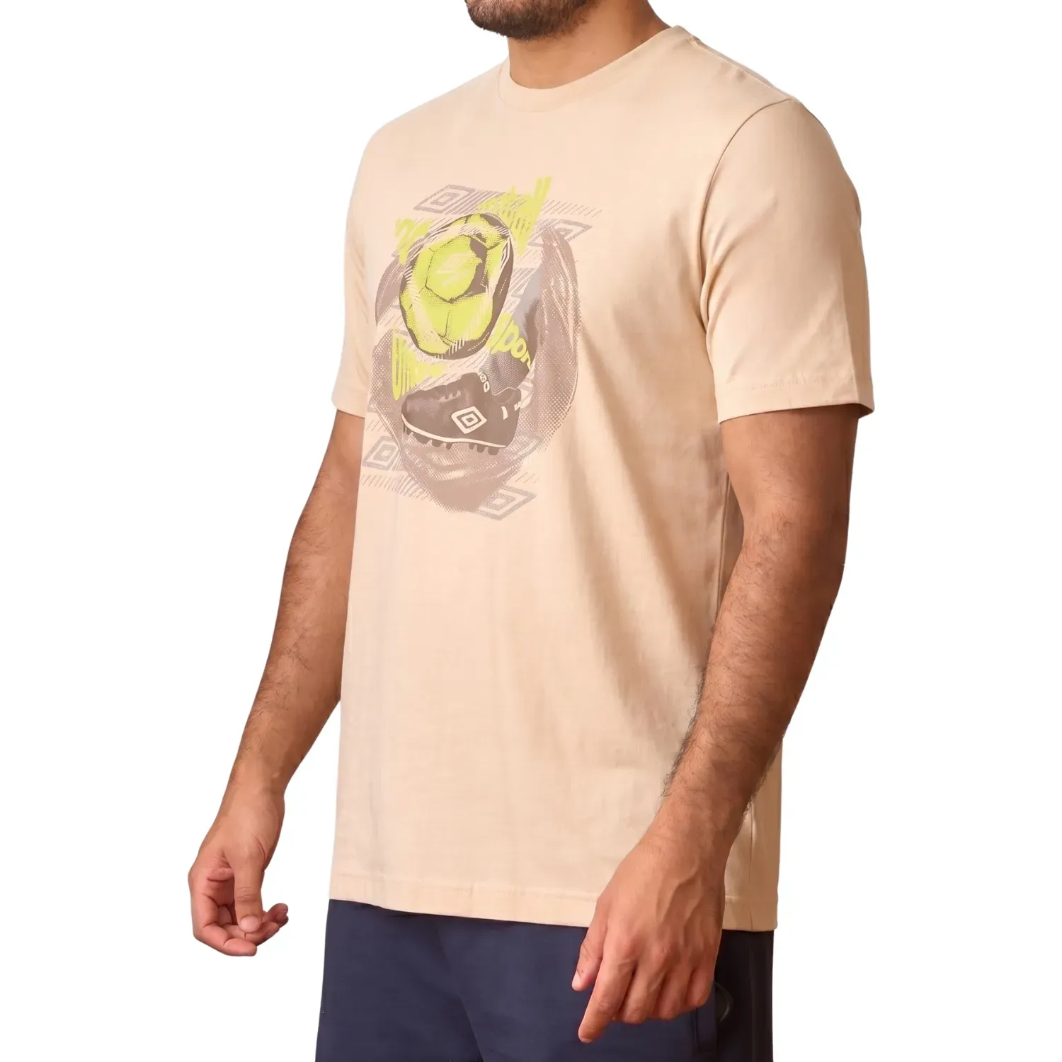 Polo Umbro Manga Corta Algodón Hombre Umbro Beige color beige | Platanitos