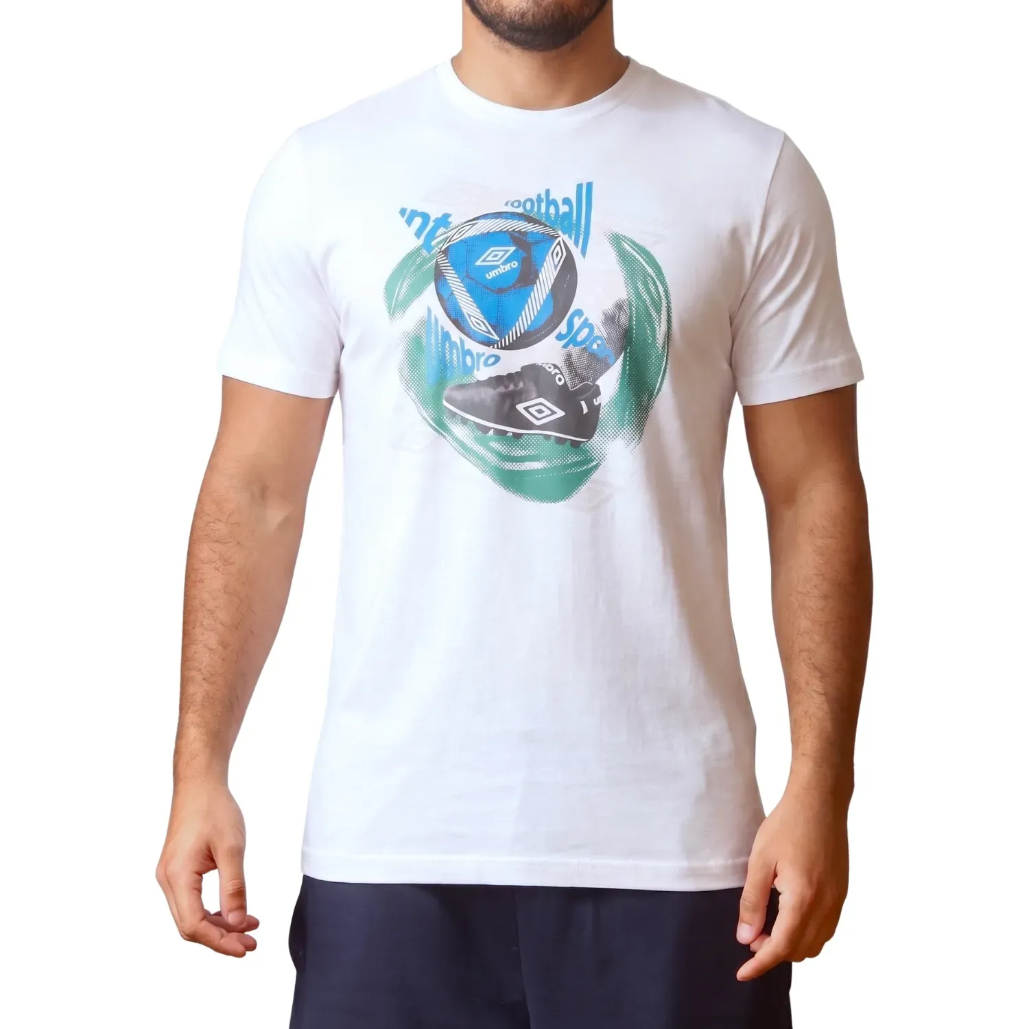 Polo Umbro Manga Corta Algodón Hombre Umbro Blanco color blanco | Platanitos