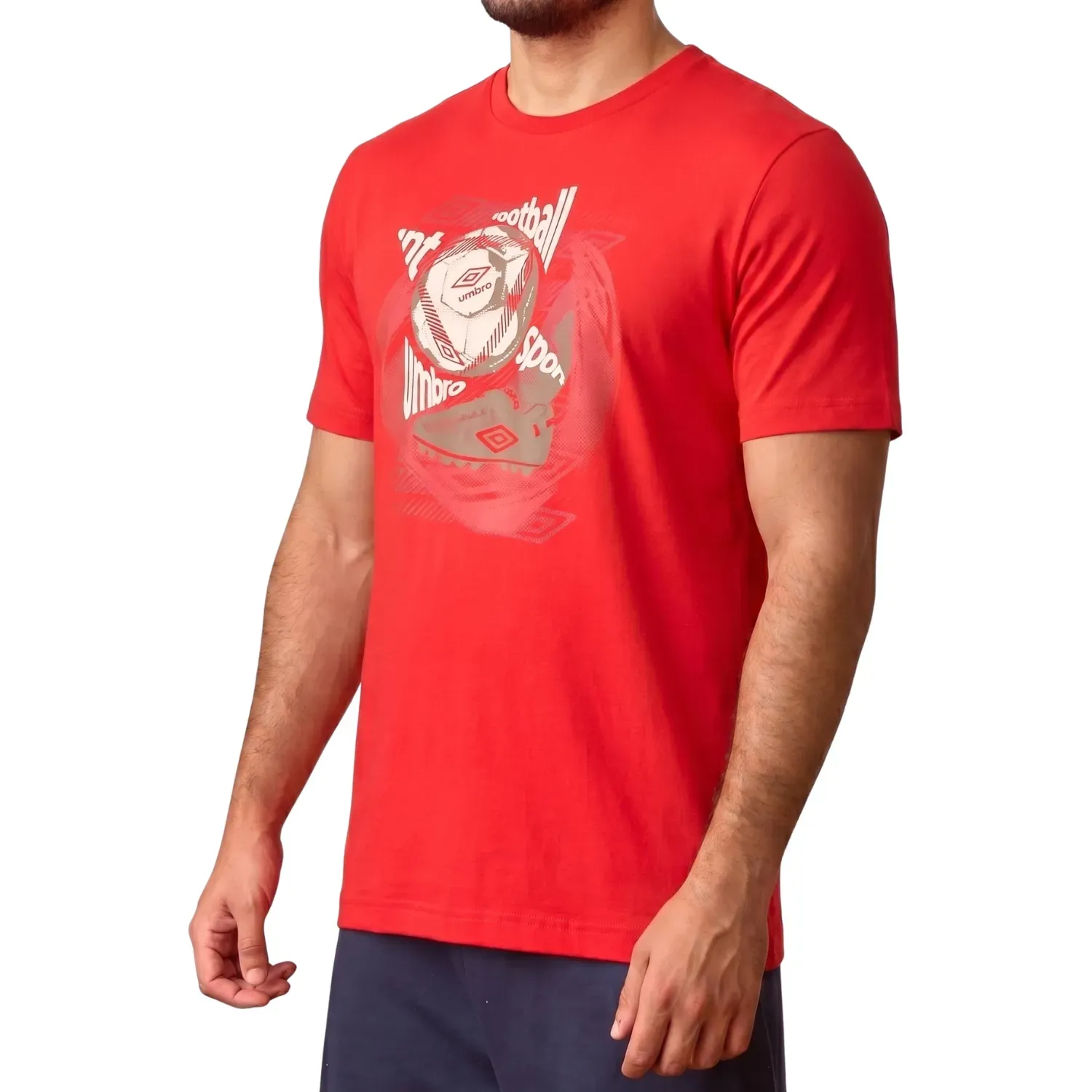 Polo Umbro Manga Corta Algodón Hombre Umbro Rojo color rojo | Platanitos