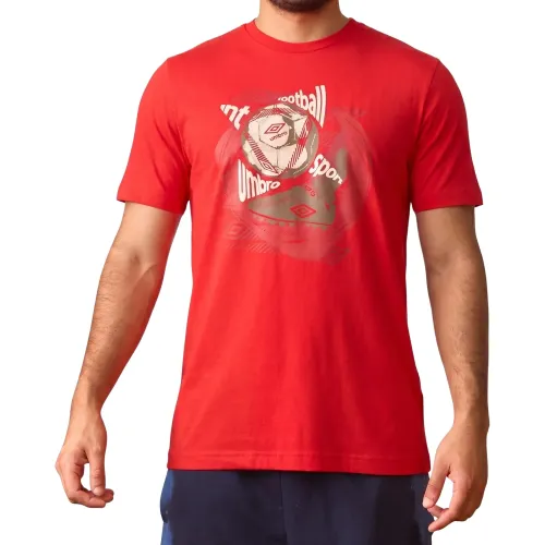 Polo Umbro Manga Corta Algodón Hombre Umbro Rojo color rojo | Platanitos
