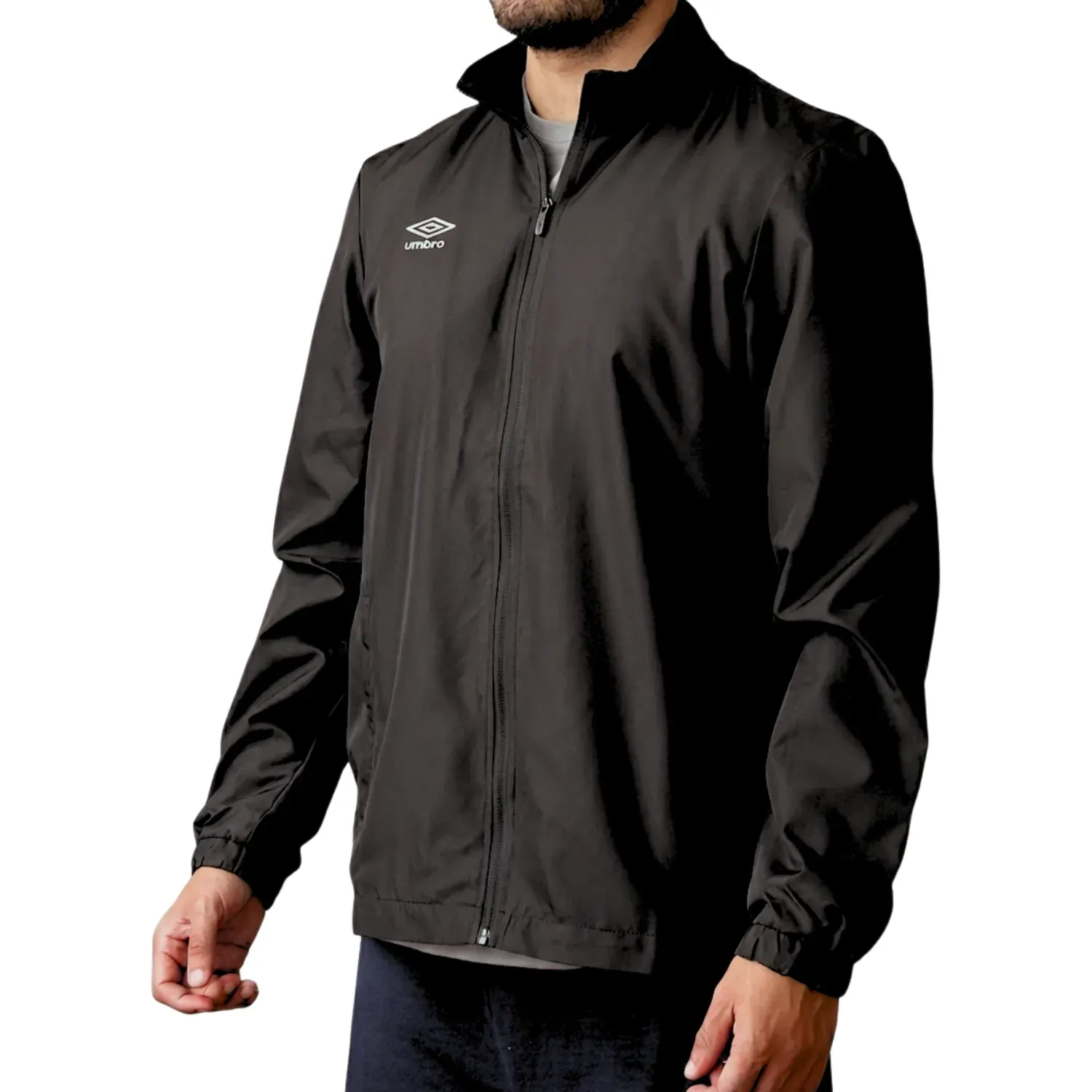 Casaca Umbro Hombre Windbreaker color negro | Platanitos