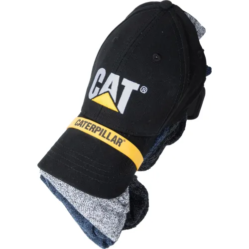 CAT Gorro Hombre + Pack De 6 Medias