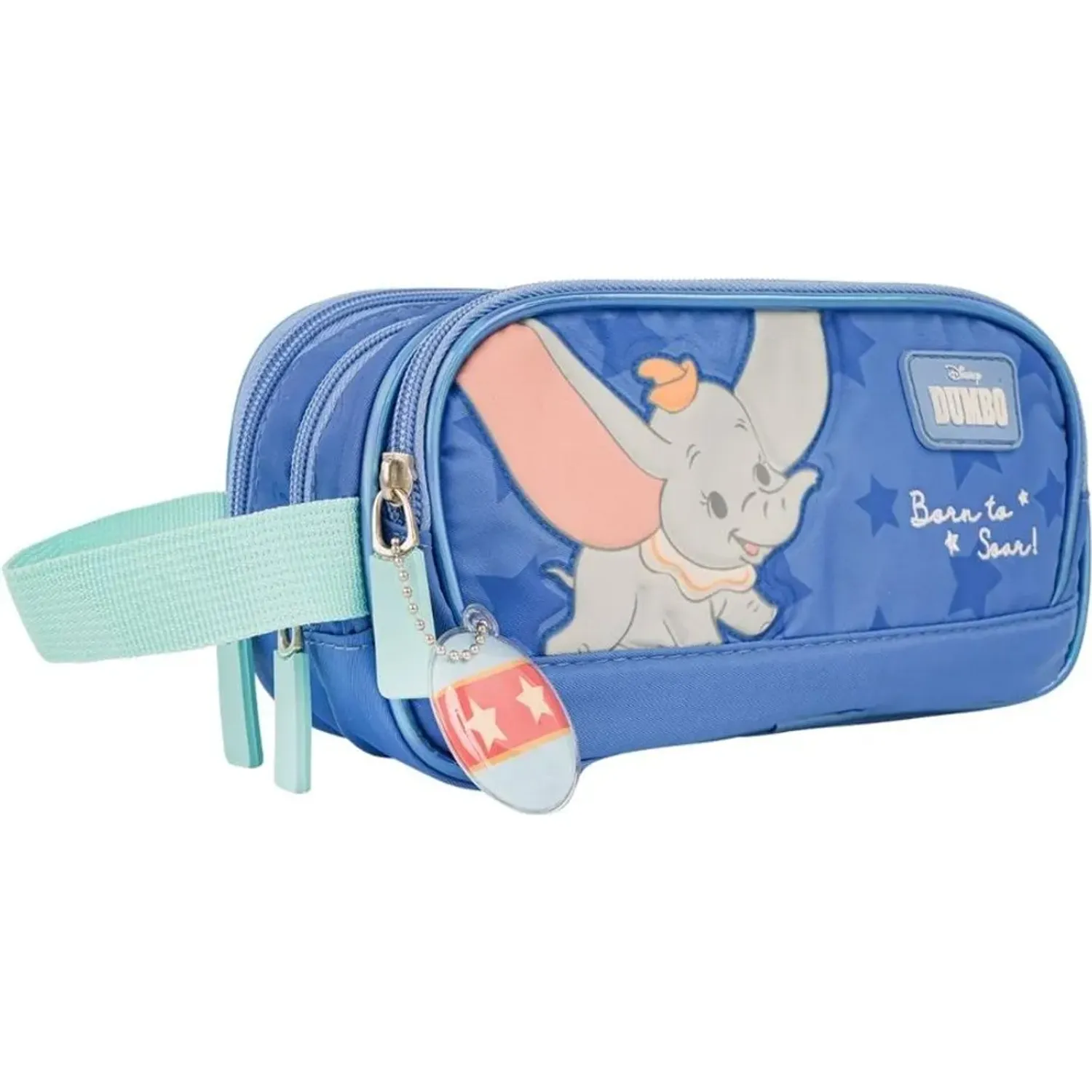 Cartuchera Dumbo Nido Dumbo Colección A B26 color azul / celeste | Platanitos