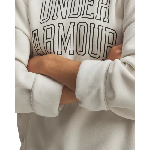 Under Armour Polera Deportiva Mujer Rival Flc Os Varsity Crew