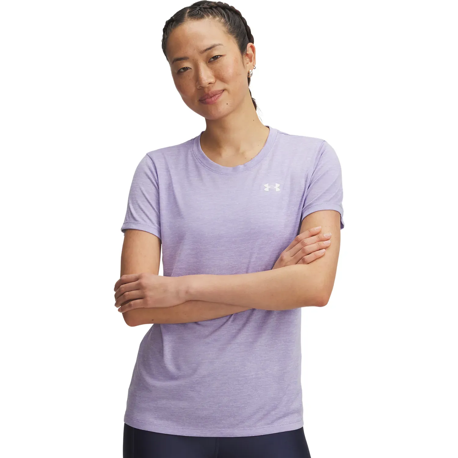 Polo Under Armour Training Mujer Tech Ssc- Twist color lila | Platanitos