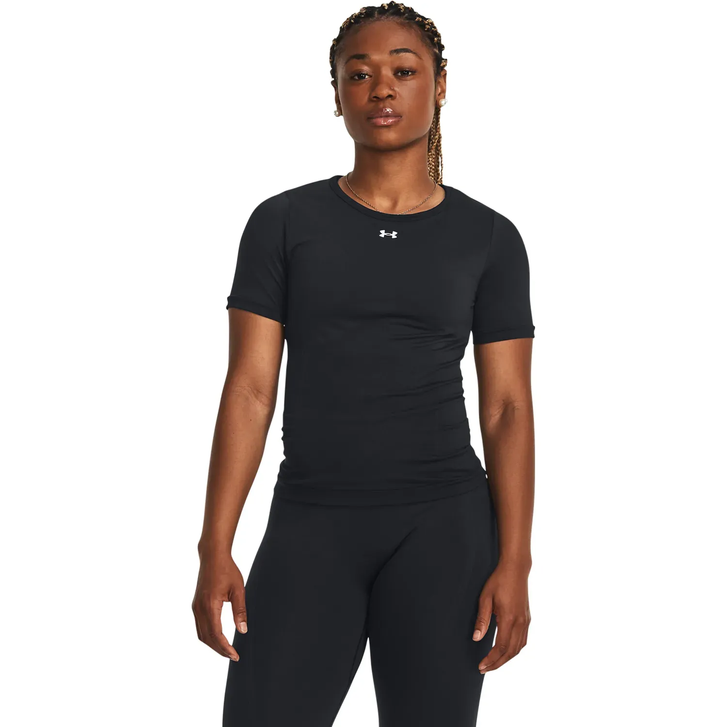 Polo Under Armour Training Mujer Vanish Seamless color negro | Platanitos