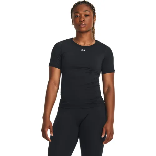 Polo Under Armour Training Mujer Vanish Seamless color negro | Platanitos
