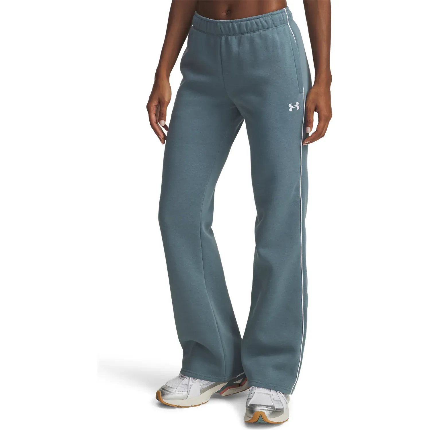 Under Armour Pantalon Under Armour Deportivo Mujer Rival Flc color verde | Platanitos