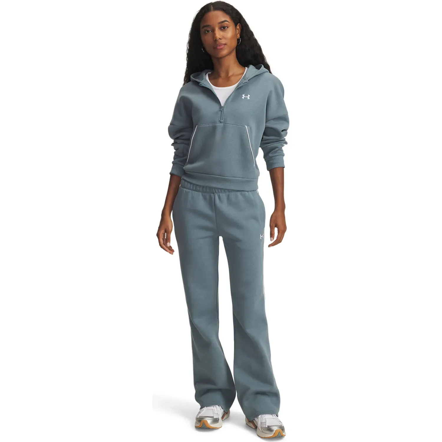 Under Armour Pantalon Under Armour Deportivo Mujer Rival Flc color verde | Platanitos