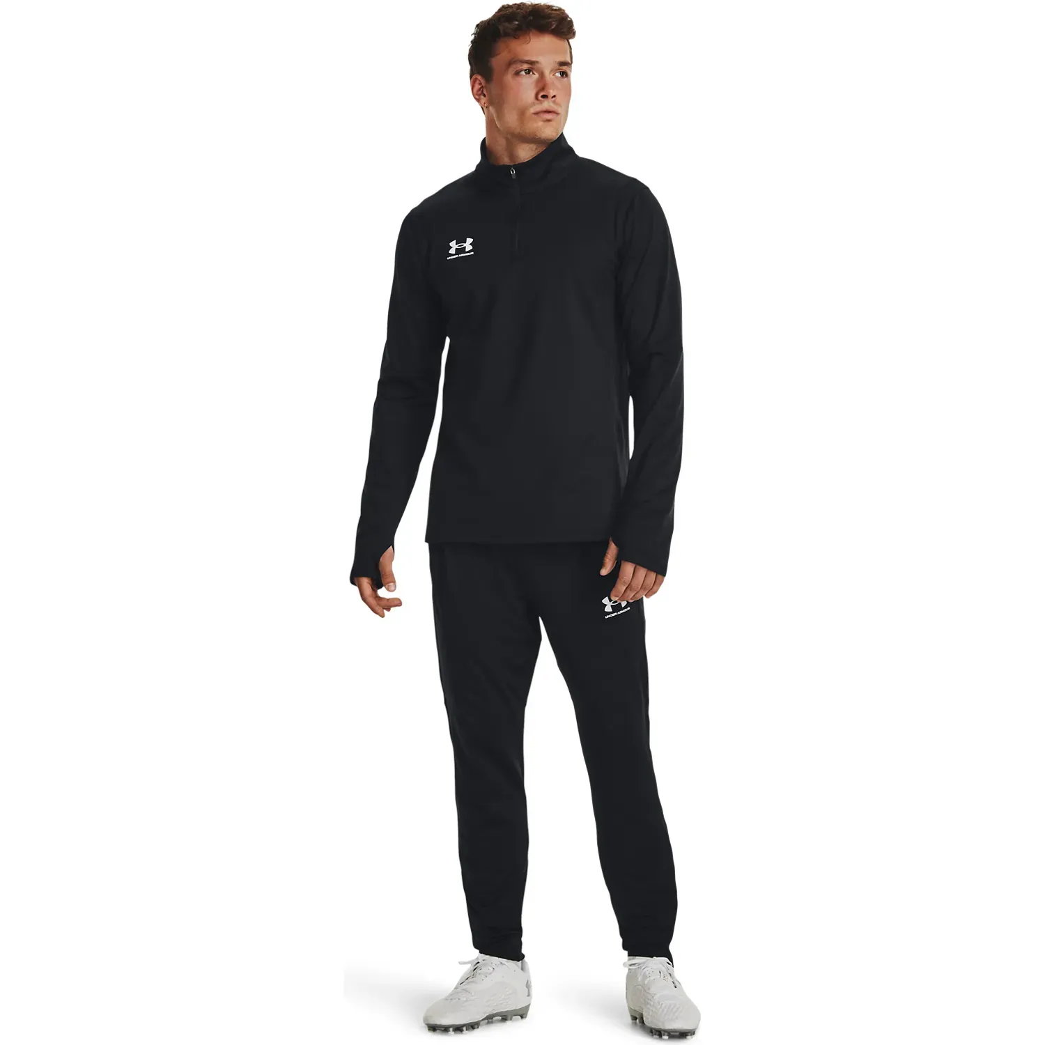 Under Armour Polera Under Armour Deportiva Hombre Ms Ch. Midlayer color negro | Platanitos