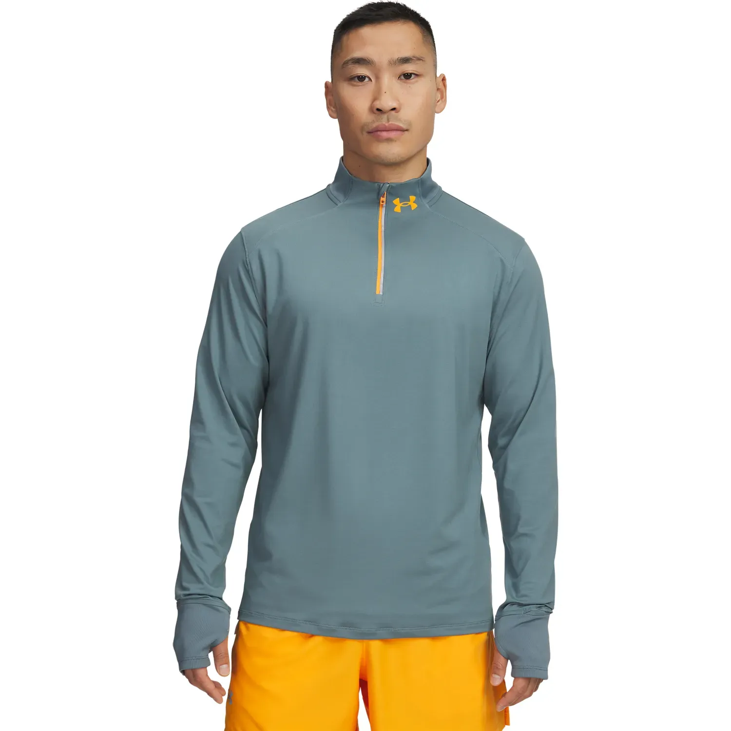 Casaca Under Armour De Running Hombre Launch Pro 1/4 Zip color teal | Platanitos