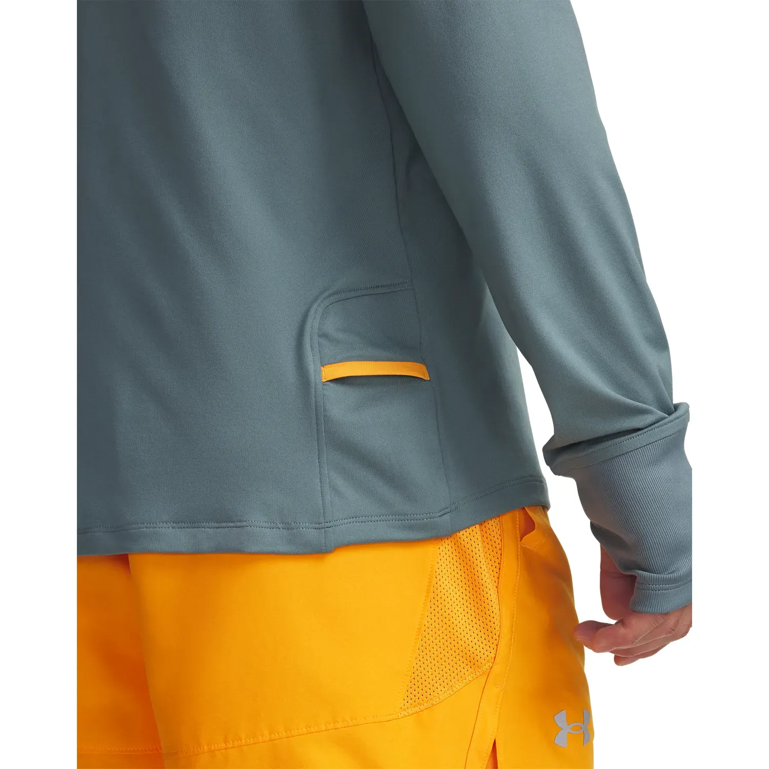 Casaca Under Armour De Running Hombre Launch Pro 1/4 Zip color teal | Platanitos
