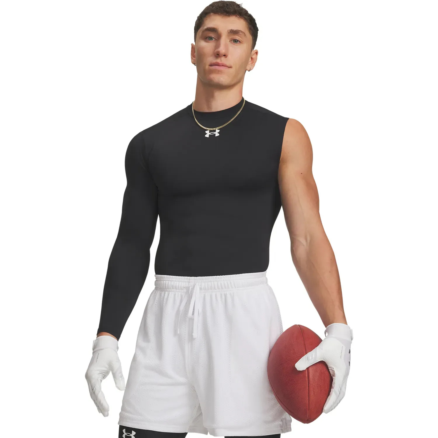 Under Armour Polo Under Armour Training Hombre Manga Larga Asym R Top color negro | Platanitos
