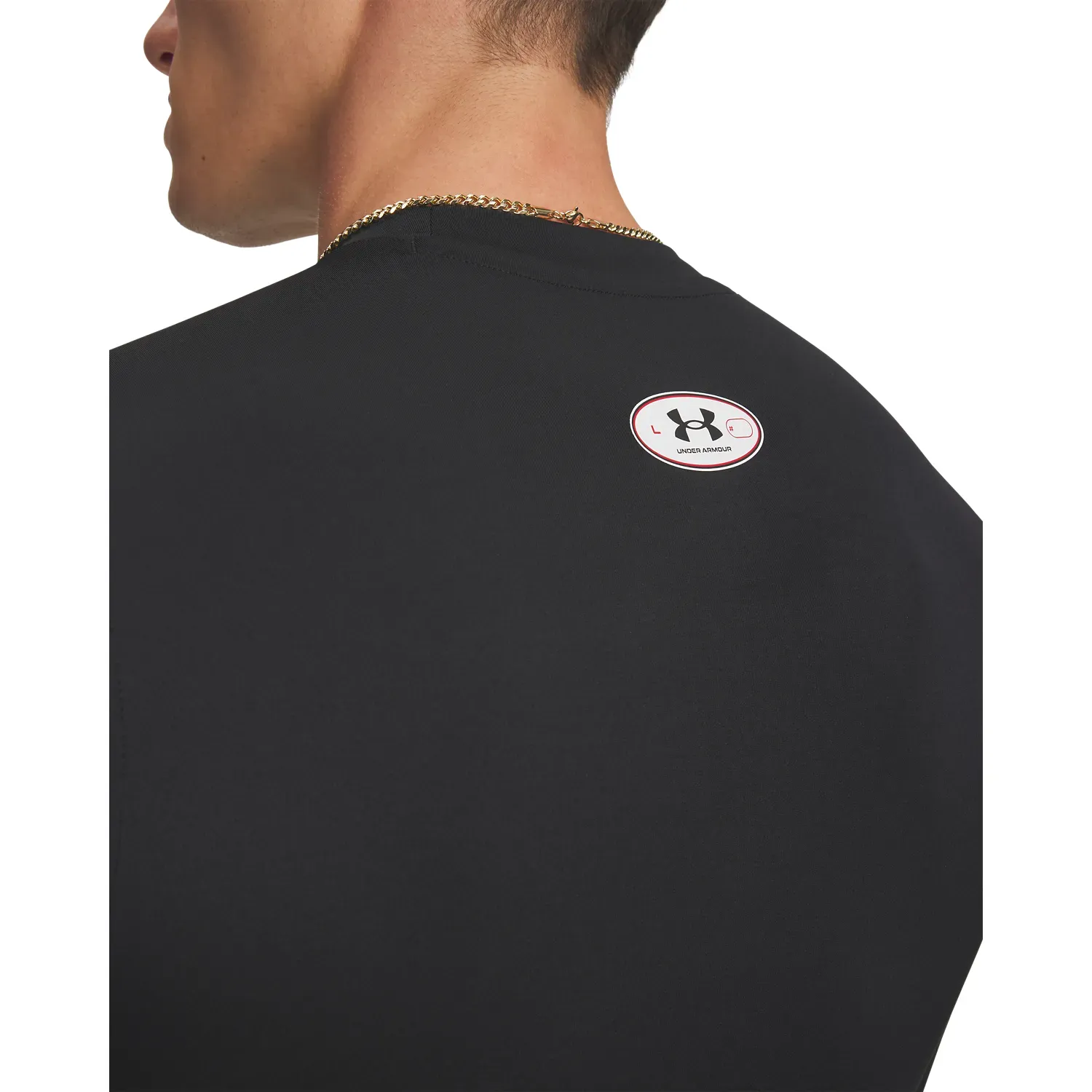 Under Armour Polo Under Armour Training Hombre Manga Larga Asym R Top color negro | Platanitos