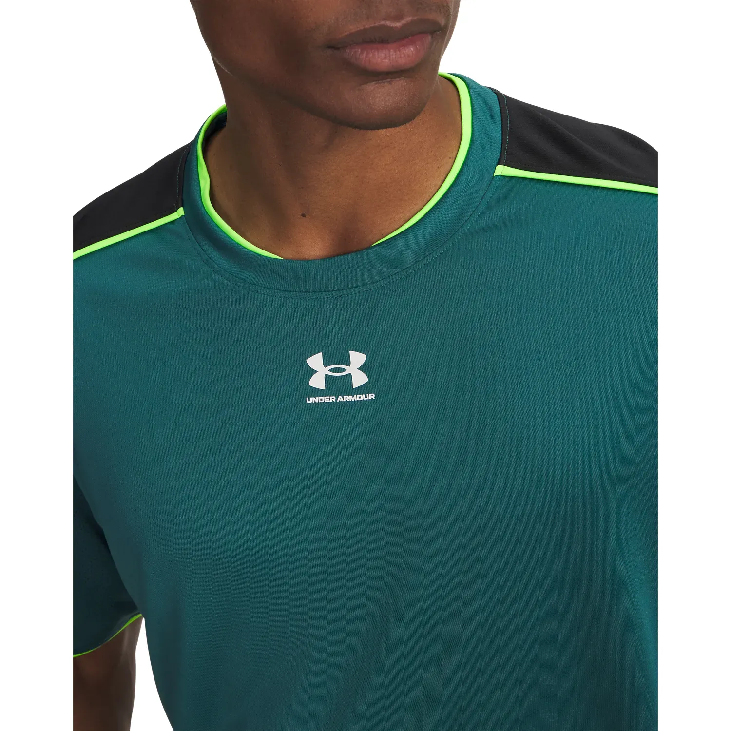 Under Armour Polo Under Armour Para Futbol Hombre Challenger Train color teal | Platanitos