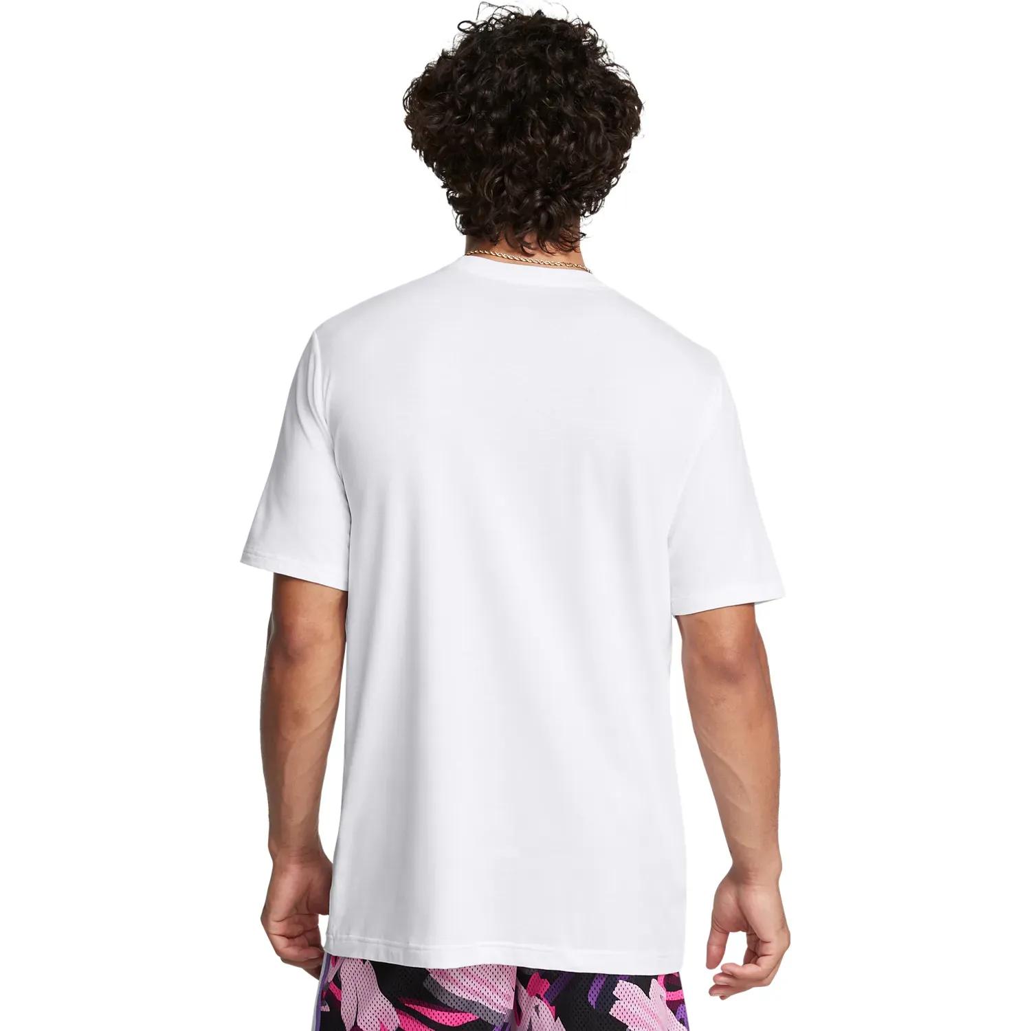 Under Armour Polo Under Armour Para Basketball Hombre Curry Logo Trend Tee color blanco | Platanitos