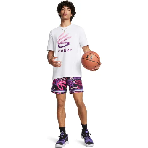 Under Armour Polo Para Basketball Hombre Curry Logo Trend Tee