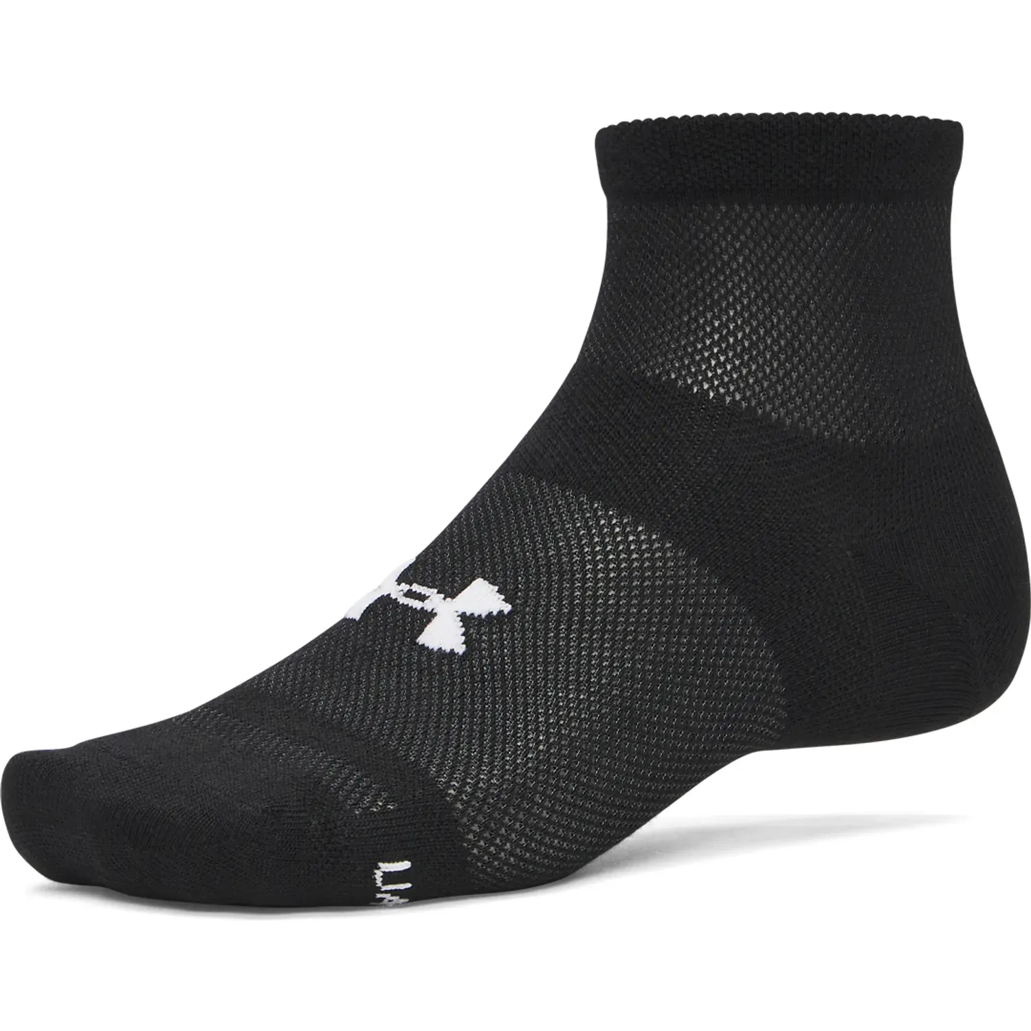 Under Armour Medias Under Armour Deportivas Essential Mesh 3 Pack Unisex color negro / blanco | Platanitos