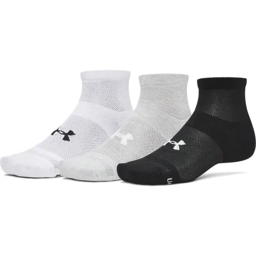 Medias Under Armour Deportivas Essential Mesh 3 Pack Unisex color negro | Platanitos