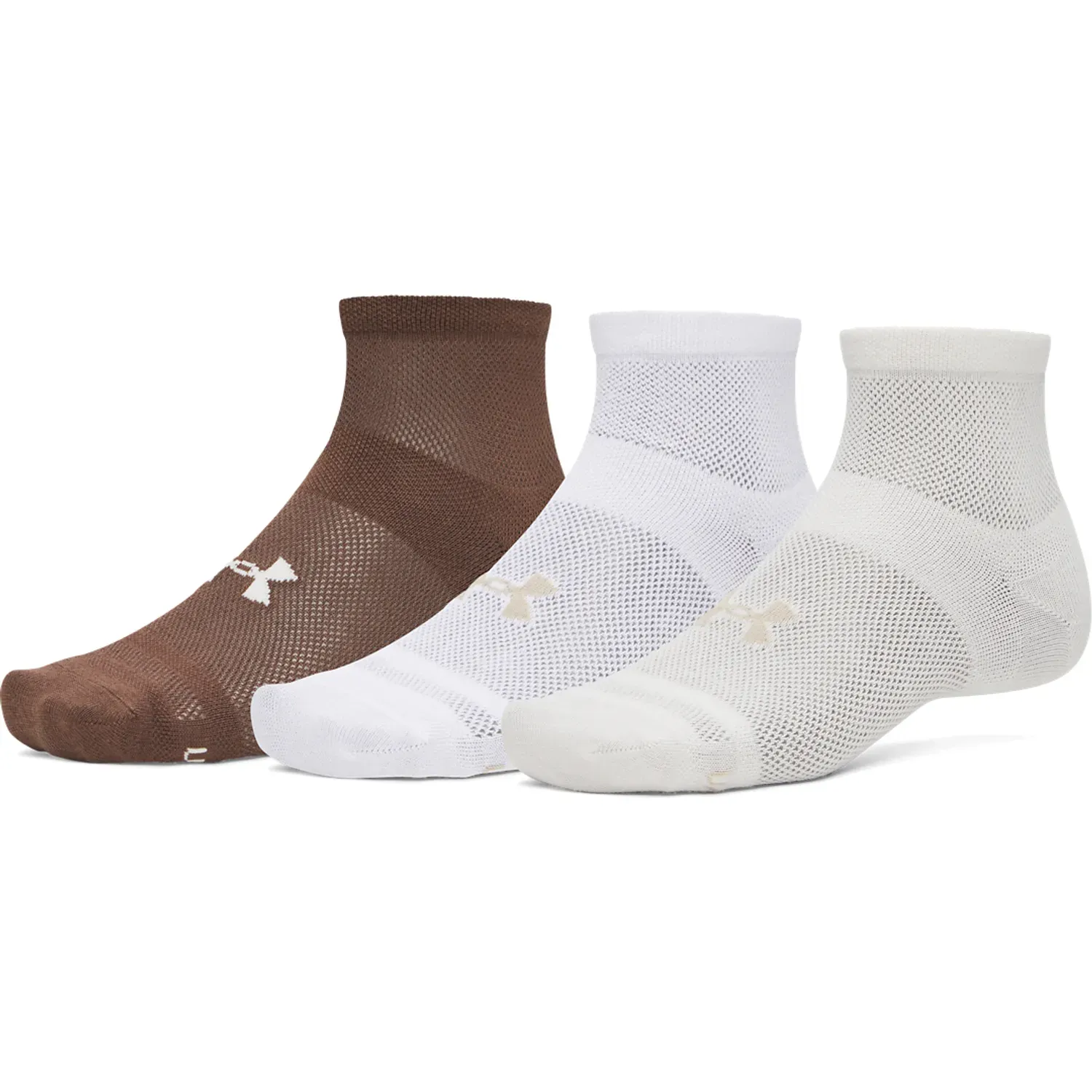 Under Armour Medias Under Armour Deportivas Essential Mesh 3 Pack Unisex color marron / beige | Platanitos