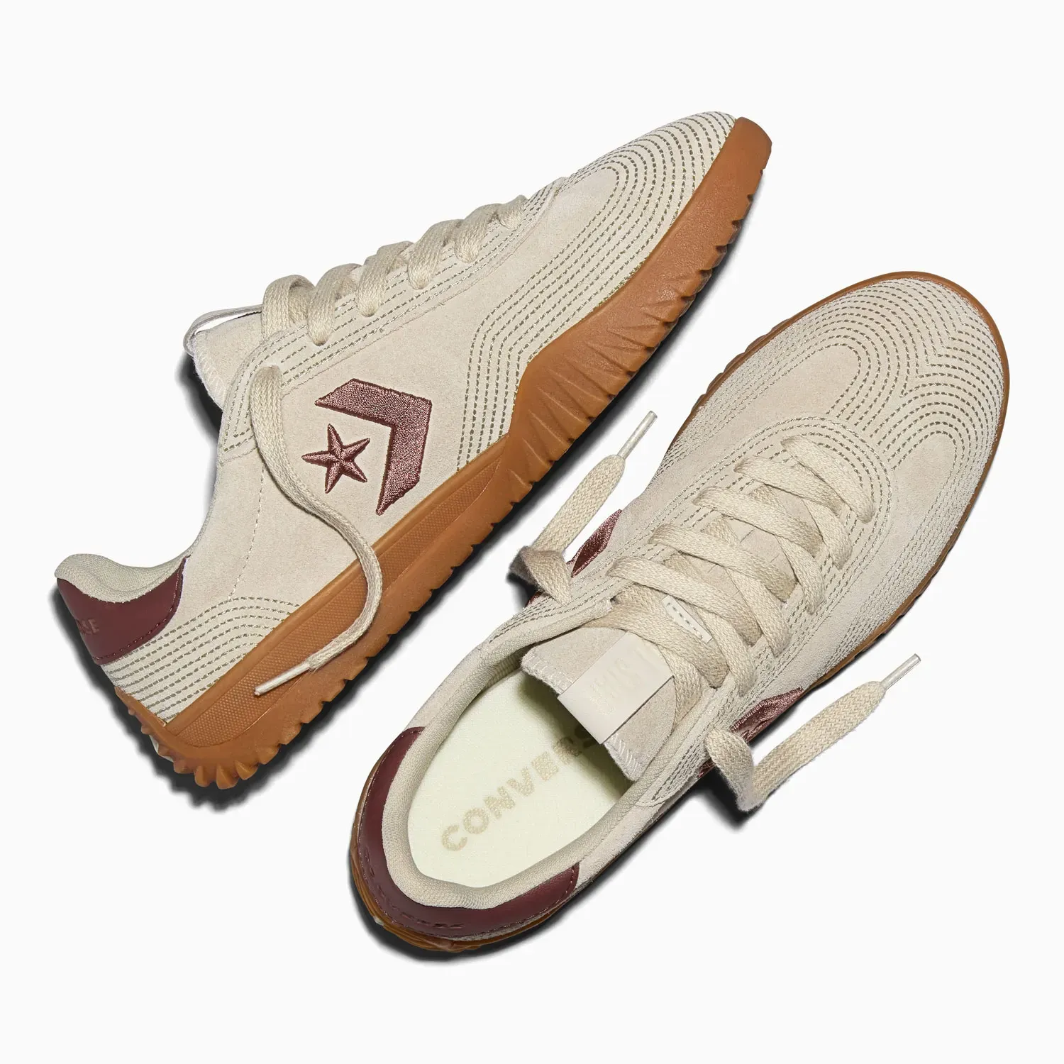 Converse Zapatillas Converse Urbanas Mujer Run Star Trainer Stitched Suede color gris | Platanitos