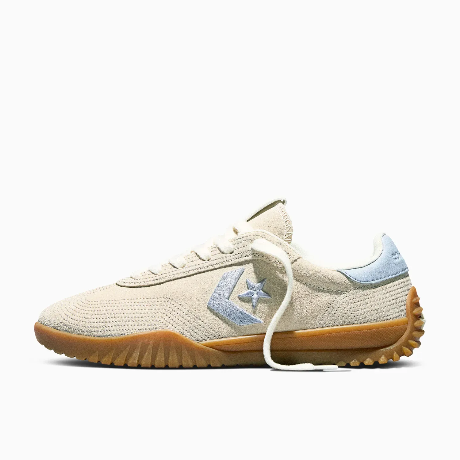 Converse Zapatillas Converse Urbanas Mujer Run Star Trainer Stitched Suede color crema | Platanitos