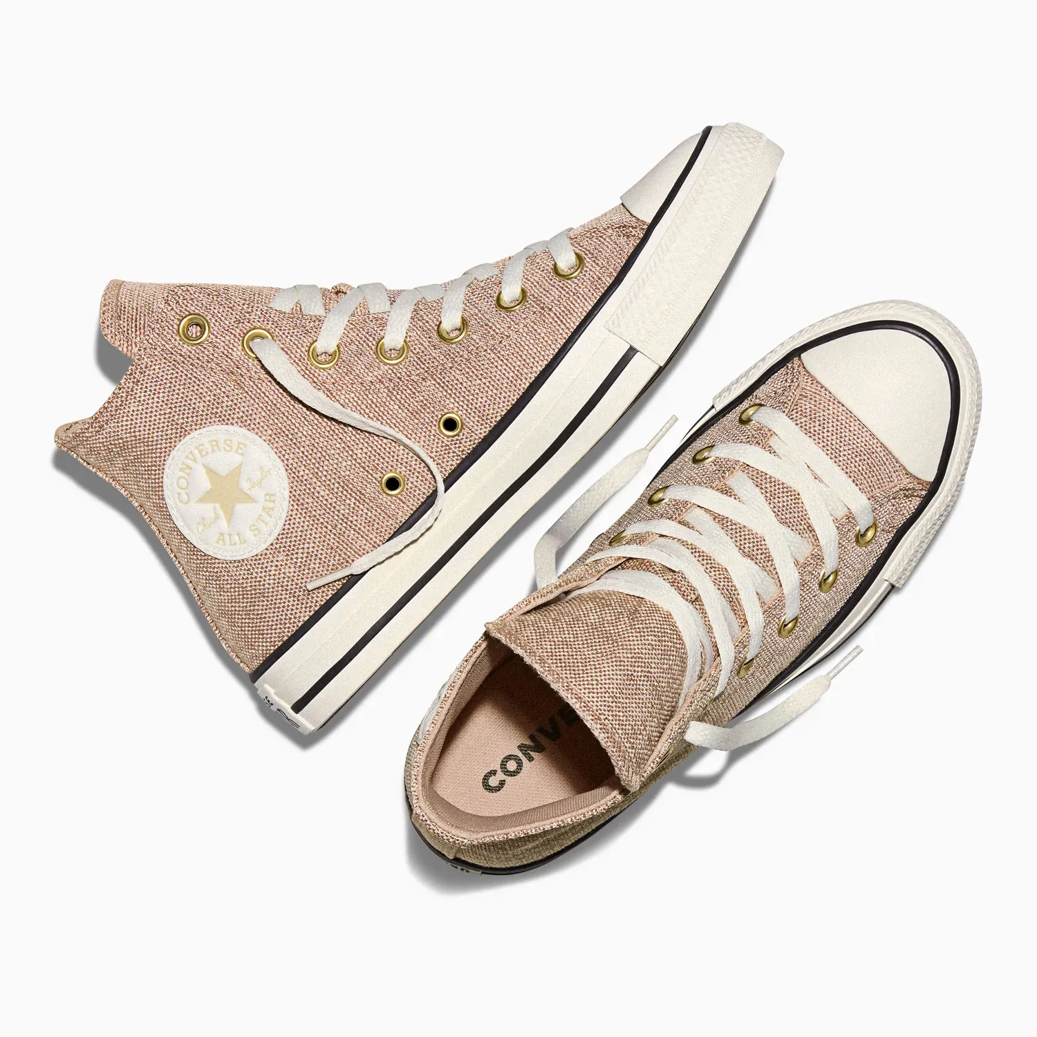 Converse Zapatillas Converse Urbanas Mujer Chuck Taylor All Star Heathered Sheen color rosado | Platanitos