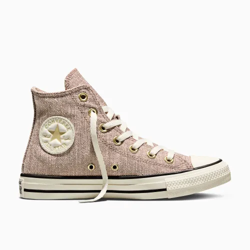 Zapatillas Converse Urbanas Mujer Chuck Taylor All Star Heathered Sheen color rosado | Platanitos