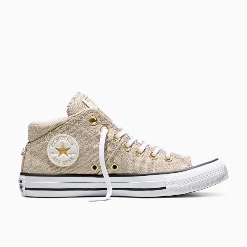 Mujer Converse Beige Zapatillas Urbanas Mujer Chuck Taylor All Star Madison Heathered Sheen