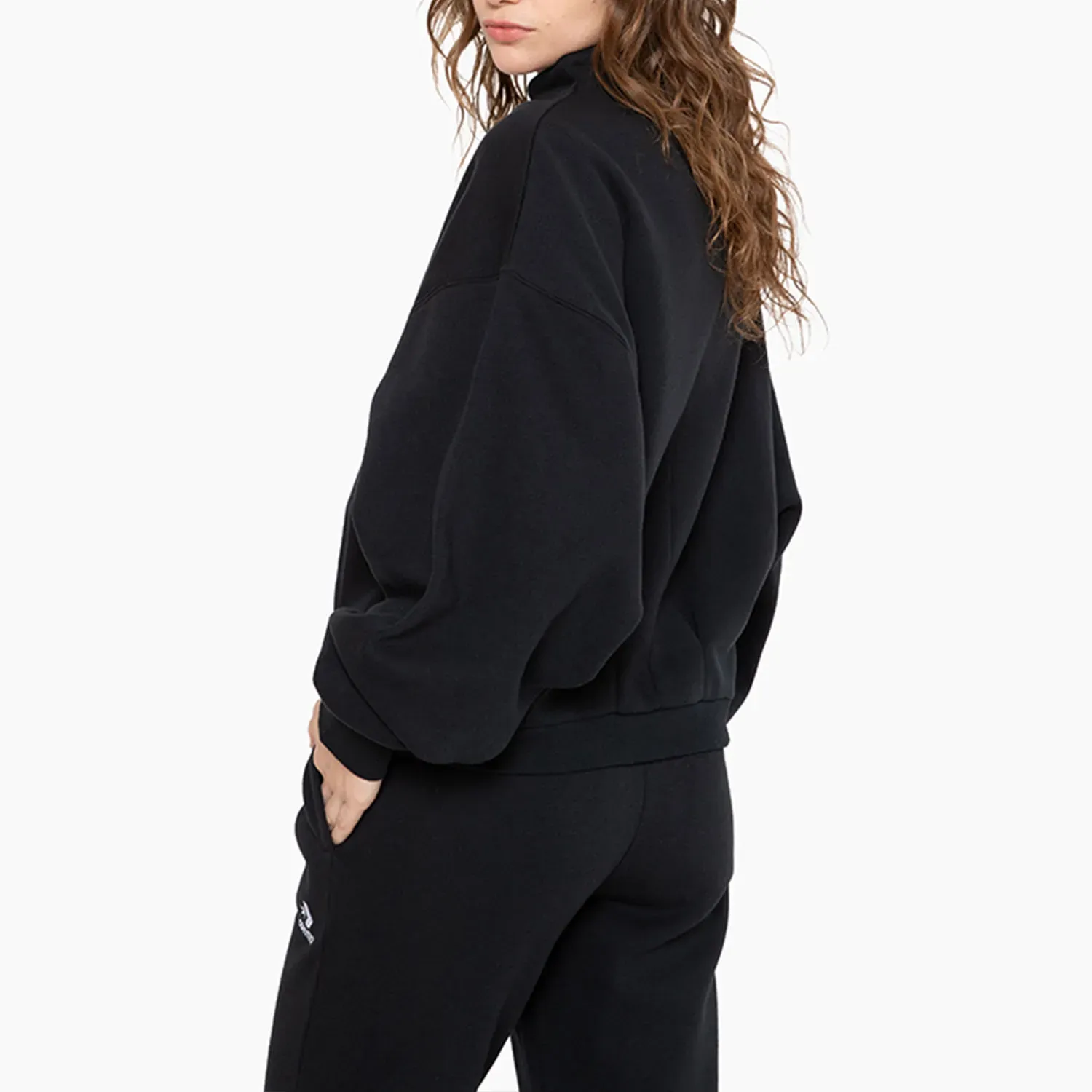 Converse Polera Converse Deportiva Mujer Star Classic Crew color negro | Platanitos
