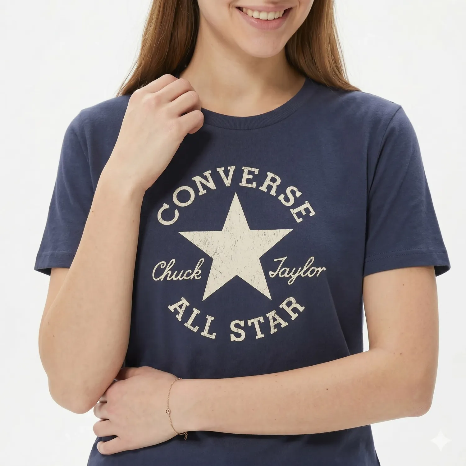 Converse Polo Converse Deportivo Mujer Shine Patch color azul | Platanitos