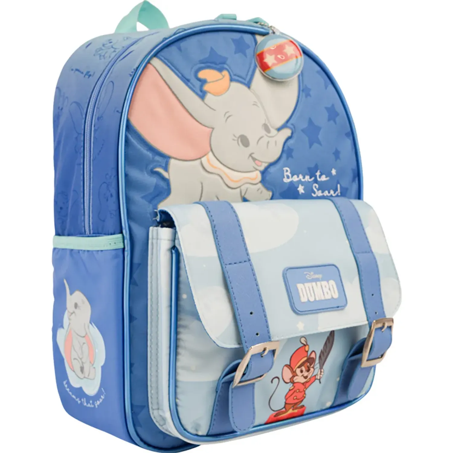 Mini-Mochila Dumbo Nido Dumbo Coleccion A B26 color azul / celeste | Platanitos