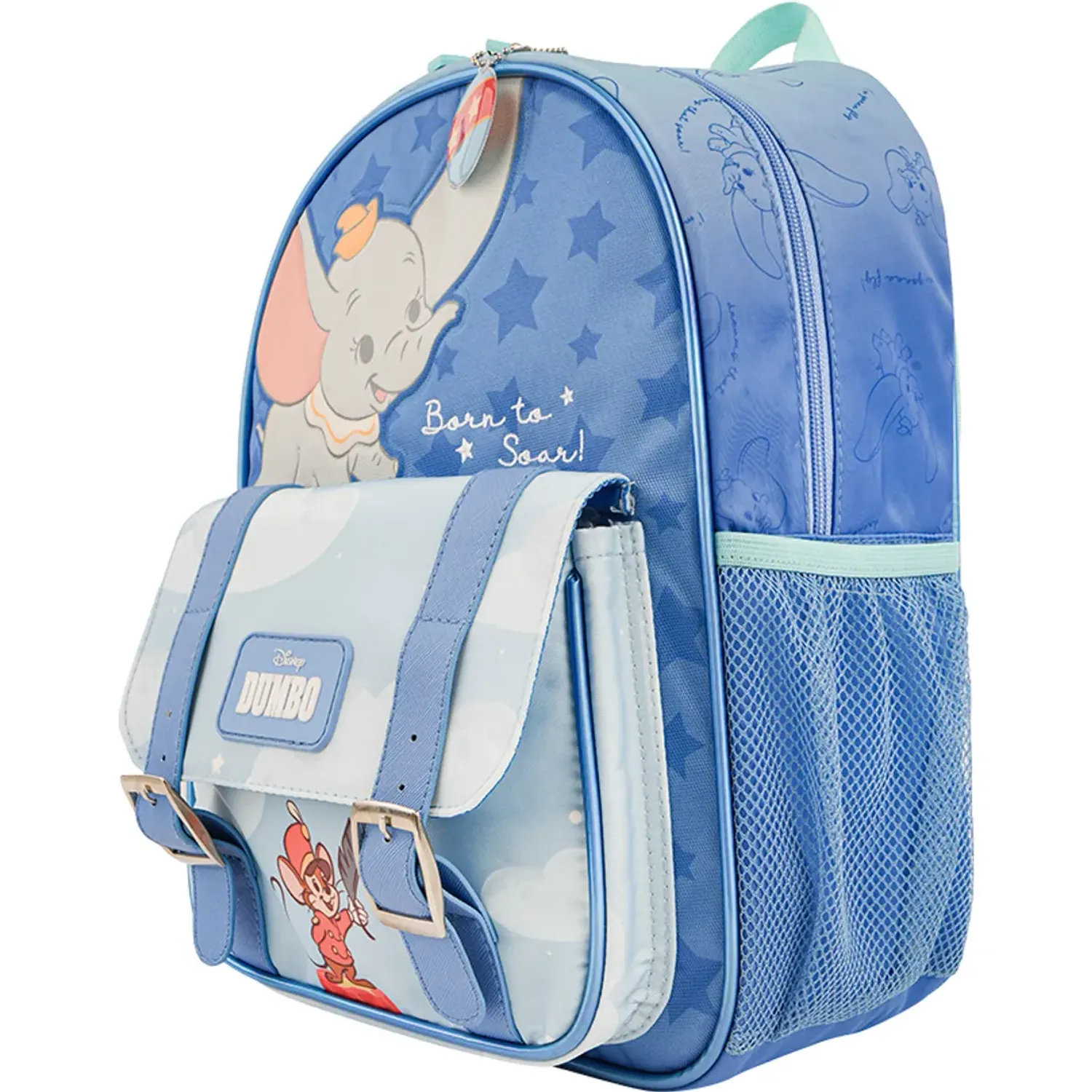 Mini-Mochila Dumbo Nido Dumbo Coleccion A B26 color azul / celeste | Platanitos