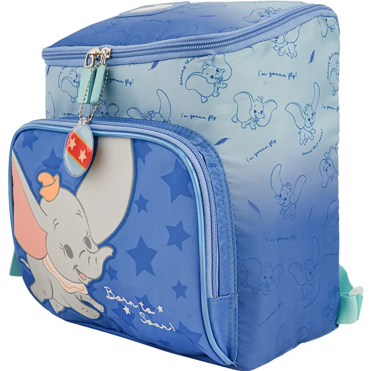 Lonchera Dumbo Nido Dumbo Coleccion A B26 color azul / celeste | Platanitos