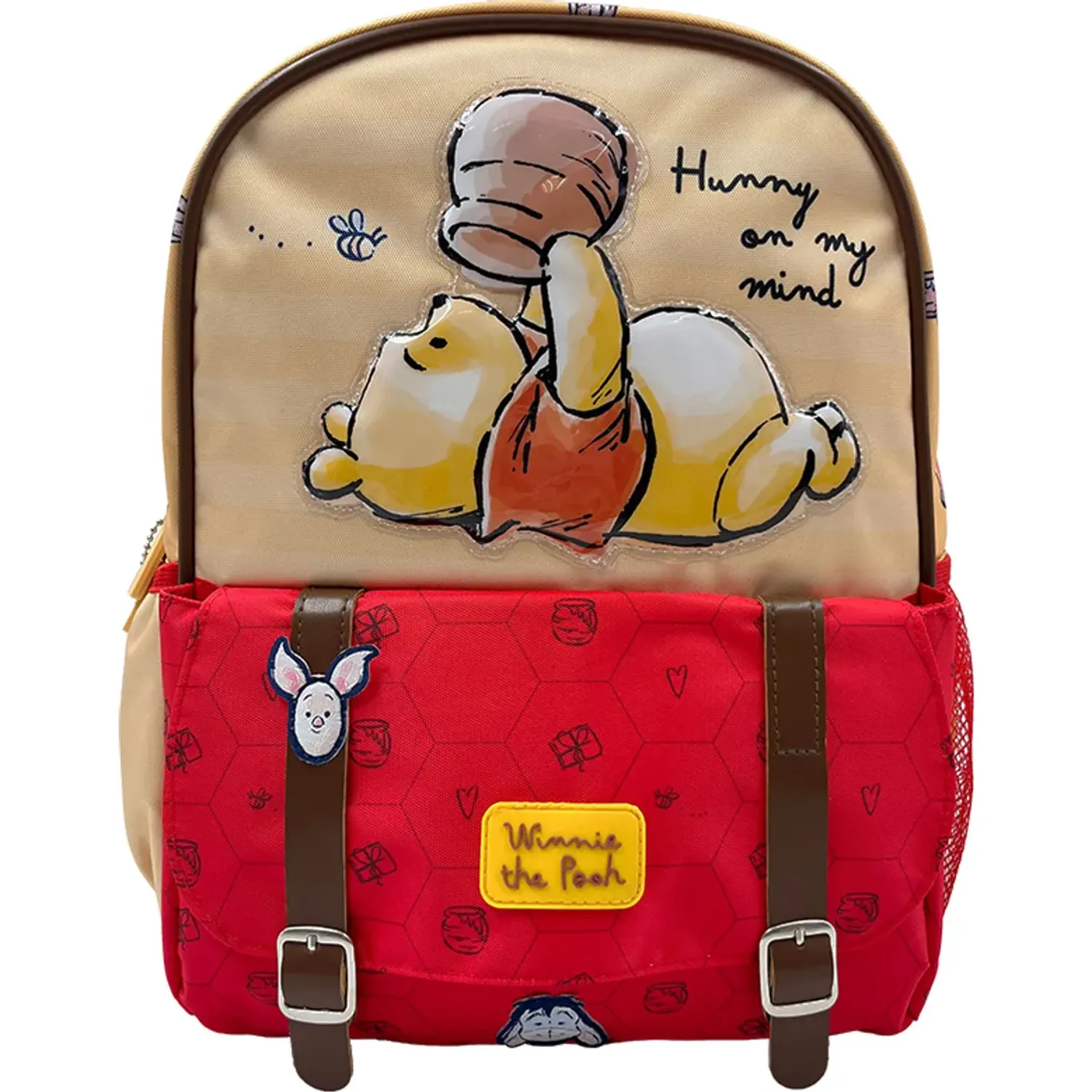 WINNIE POOH Mini-Mochila Winnie Pooh Nido Winnie Pooh Coleccion A B26 color amarillo / rojo | Platanitos