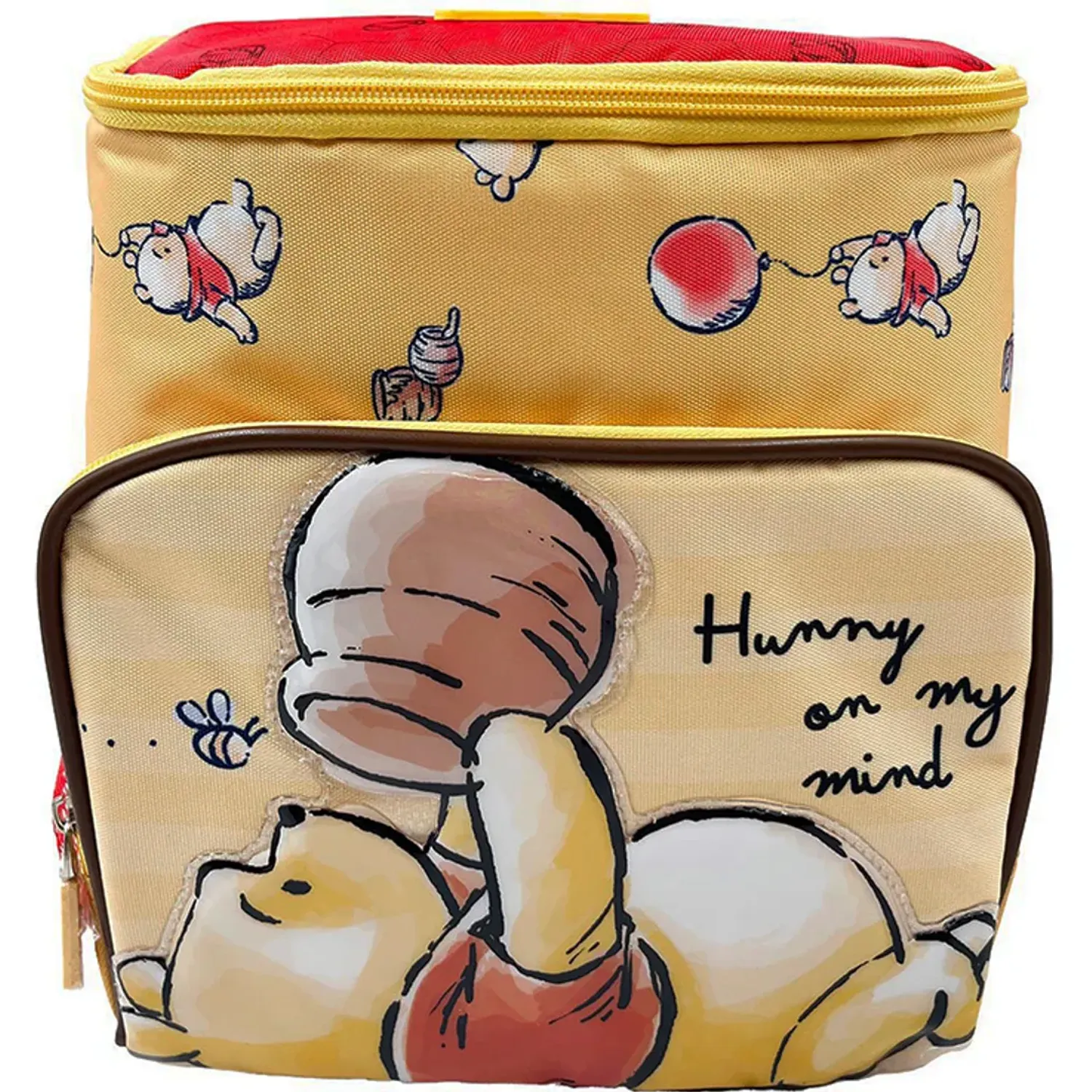 Lonchera Winnie Pooh Nido Winnie Pooh Coleccion A B26 color amarillo / rojo | Platanitos