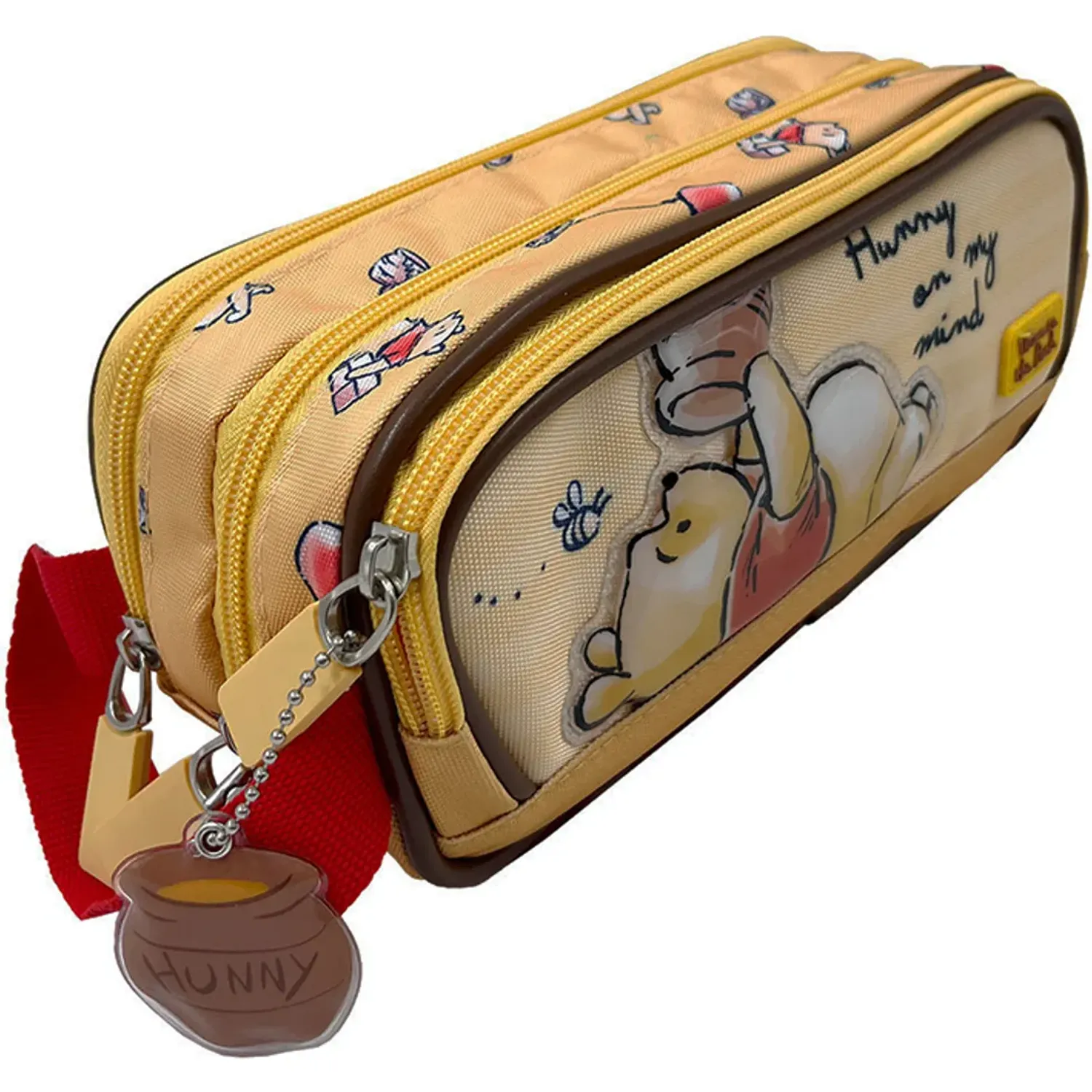 Cartuchera Winnie Pooh Winnie Pooh Coleccion A B26 color amarillo / rojo | Platanitos