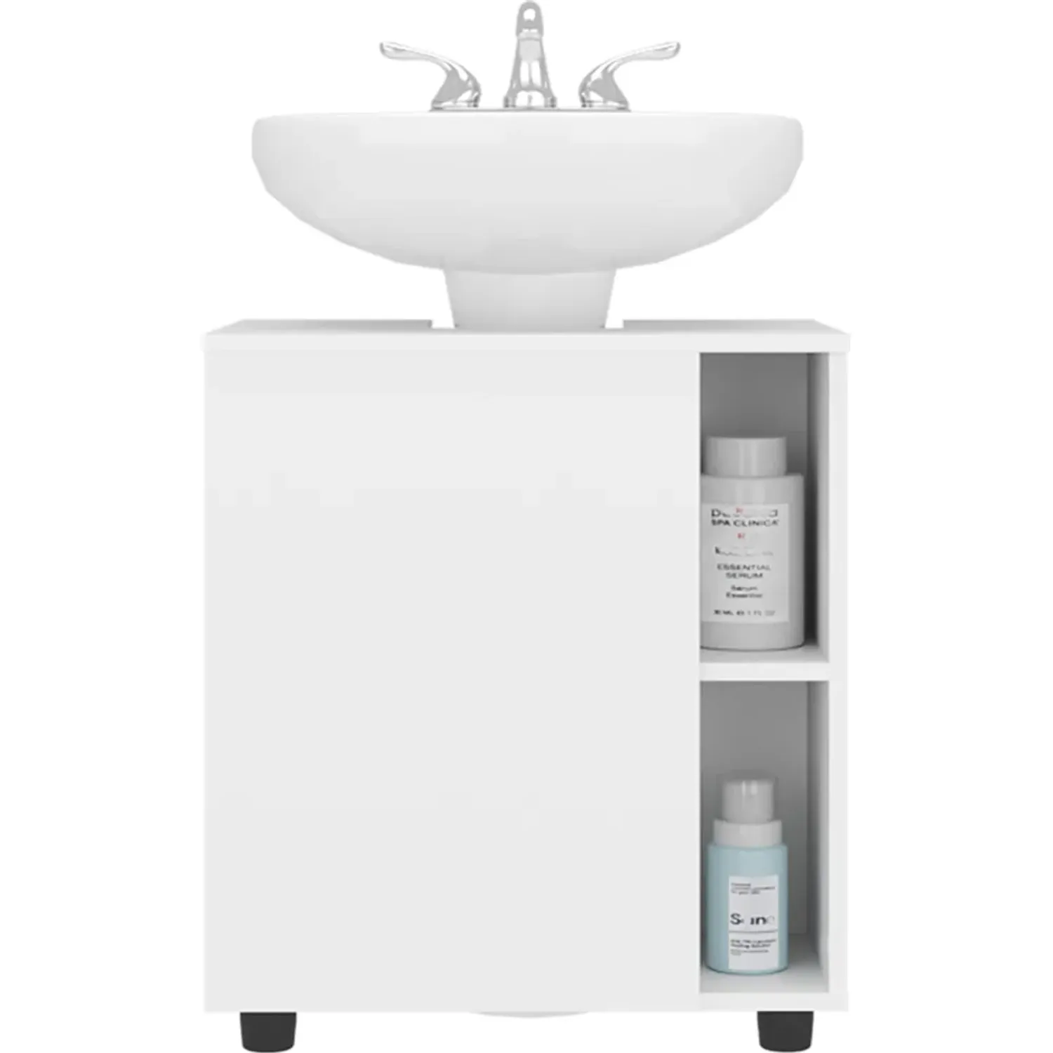 Mueble Tuhome Para Lavamanos 1 Puerta Pascuale color blanco | Platanitos