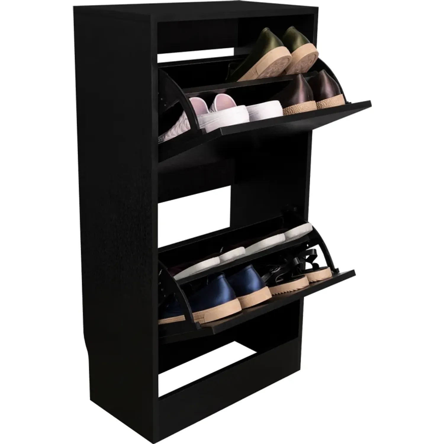 TUHOME Zapatero Tuhome Organizador Belton 2 Niveles color wengue | Platanitos