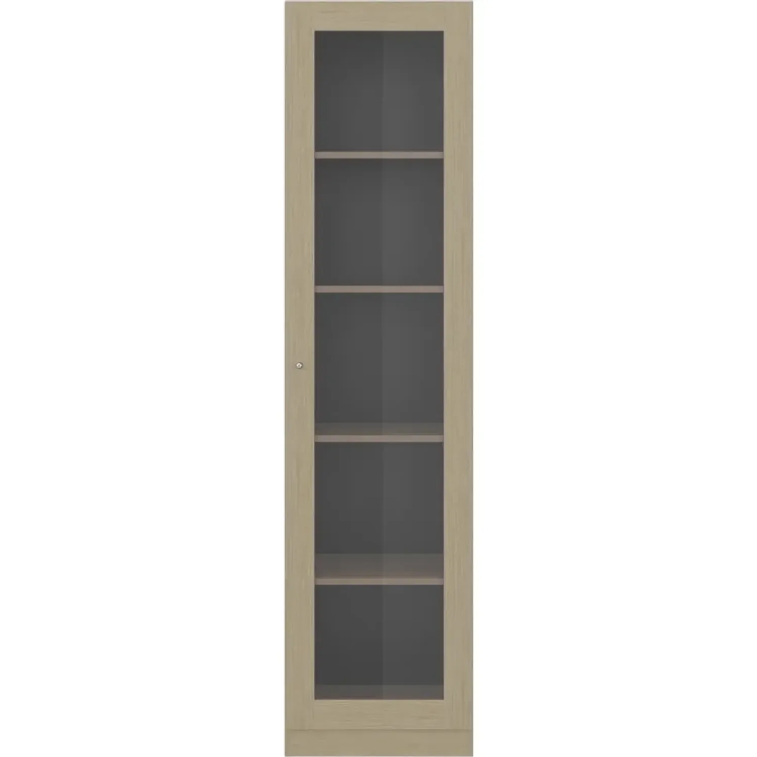 Estante Tuhome Vitrina 1 Puerta Home-E6 color cartagena y wengue | Platanitos