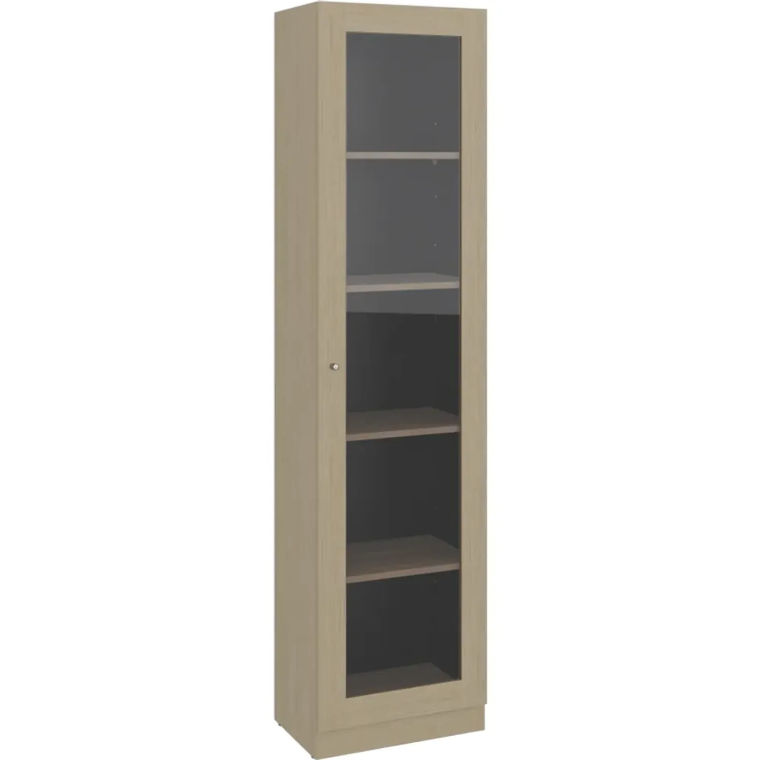 Estante Tuhome Vitrina 1 Puerta Home-E6 color cartagena y wengue | Platanitos