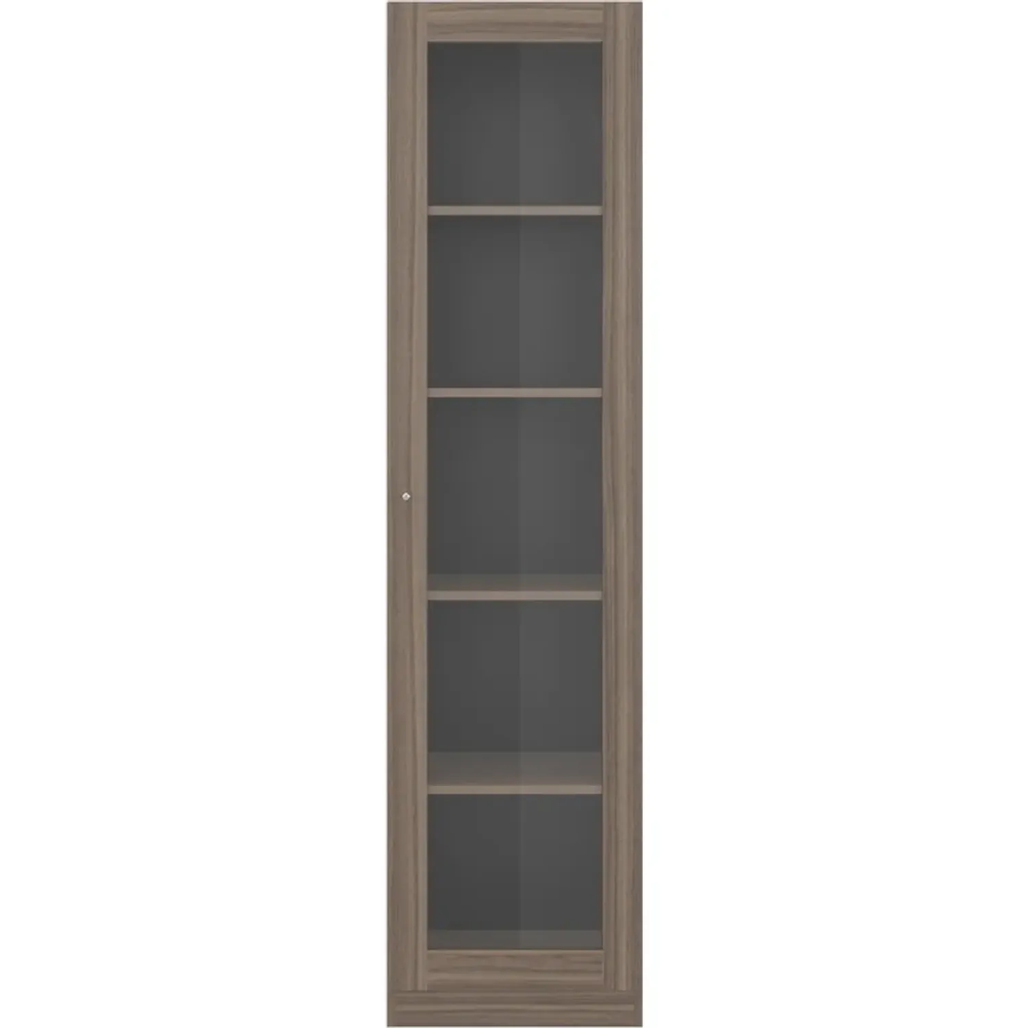 Estante Tuhome Vitrina 1 Puerta Home-E6 color avellana y wengue | Platanitos