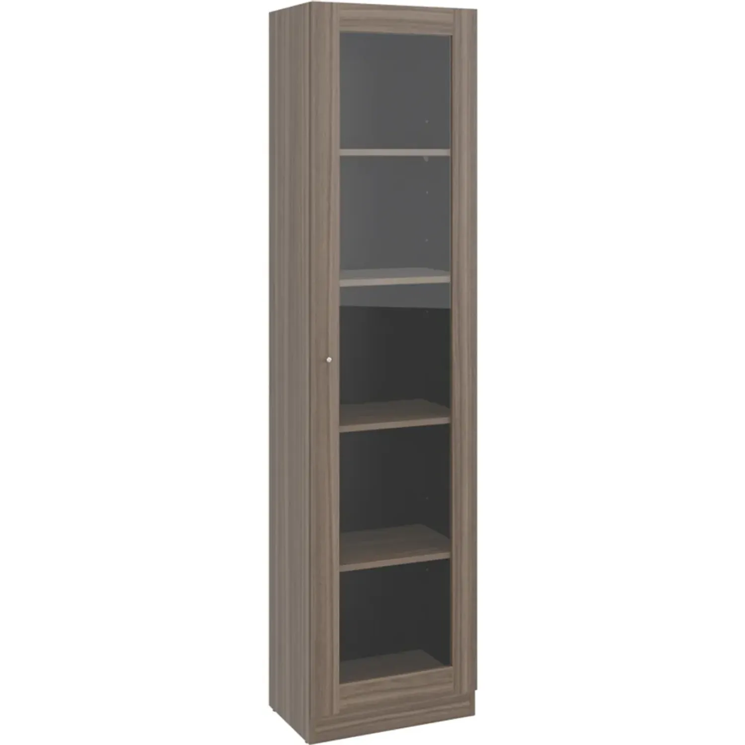 Estante Tuhome Vitrina 1 Puerta Home-E6 color avellana y wengue | Platanitos