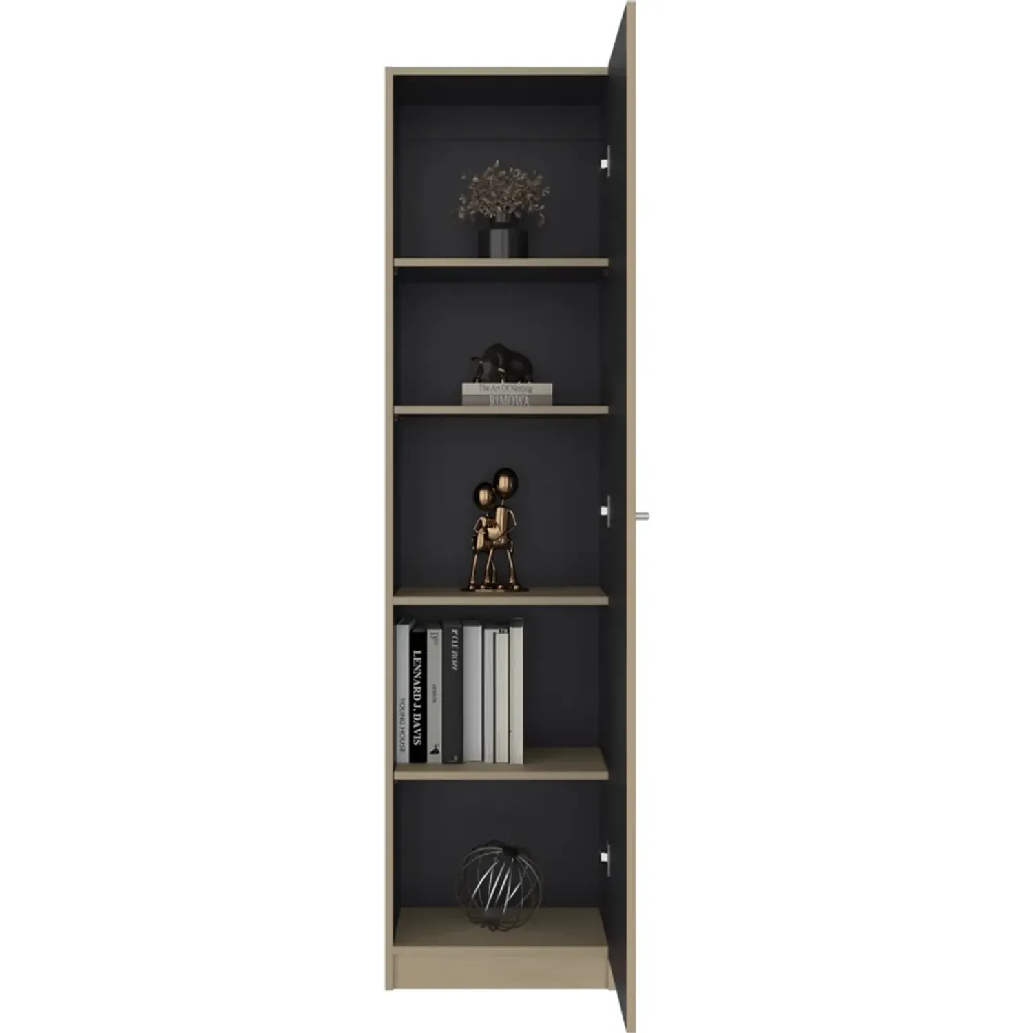 Estante Tuhome 1 Puerta Home-E5 color cartagena y wengue | Platanitos