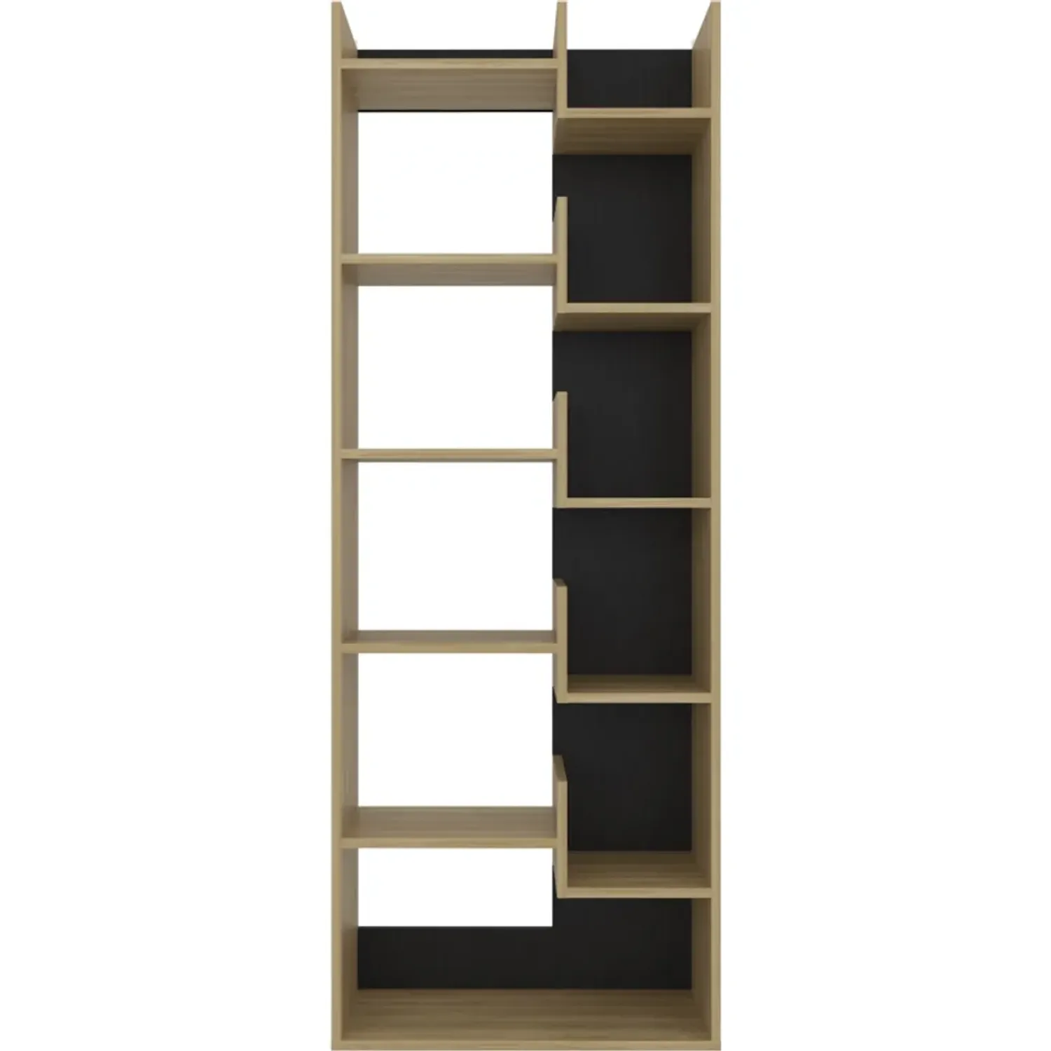 Biblioteca Tuhome 6 Niveles Clover color fresno europeo y wengue | Platanitos