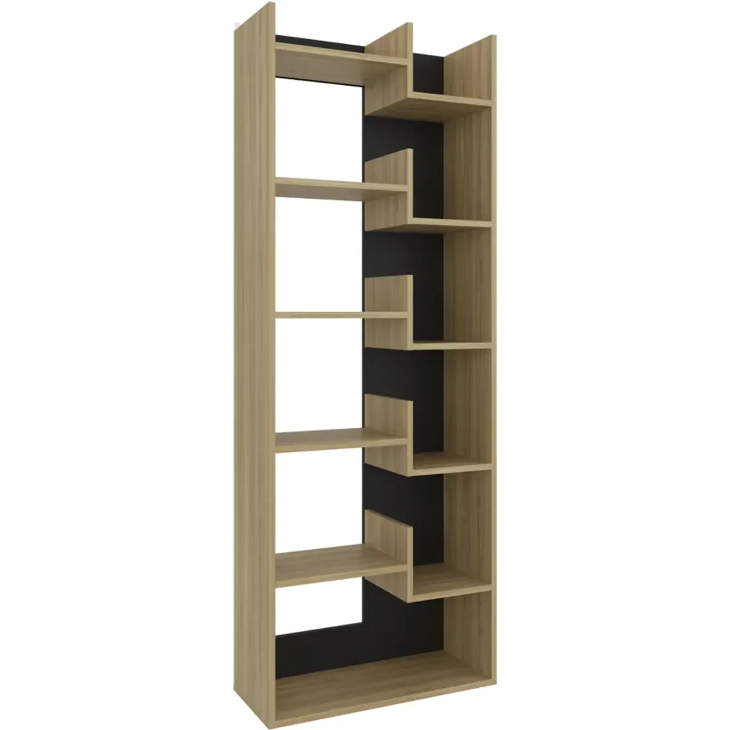 Biblioteca Tuhome 6 Niveles Clover color fresno europeo y wengue | Platanitos